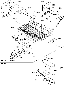 Machine Compartment Diagram and Parts List for SRD22S3W-P1190319WW  Amana Refrigerator