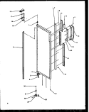 REF DOOR HINGE AND TRIM PARTS Diagram and Parts List for SXI20NW P1162903W W Amana Refrigerator