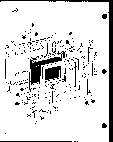 Section 6 Diagram and Parts List for RCC-6-P85318-2S  Amana Microwave