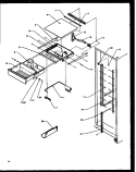 REF SHELVING AND DRAWERS Diagram and Parts List for SXI20NW P1162903W W Amana Refrigerator