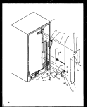 BACK UNIT Diagram and Parts List for SXI20NW P1162903W W Amana Refrigerator