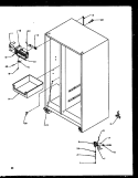FACTORY INSTALLED ICE MAKER Diagram and Parts List for SXI20NW P1162903W W Amana Refrigerator