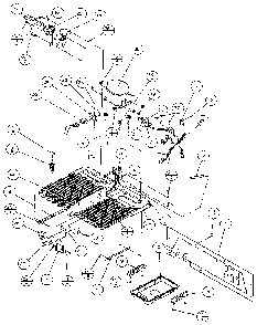 Machine Compartment - Tecumseh Compressor Diagram and Parts List for 36541-P1121702W  Amana Refrigerator
