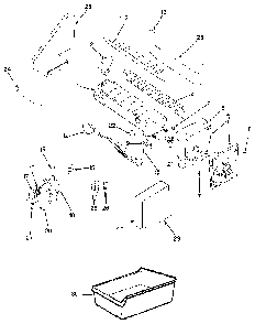 Optional Ice Maker Kit Diagram and Parts List for JRT196B MBJ55B Jenn-Air Refrigerator