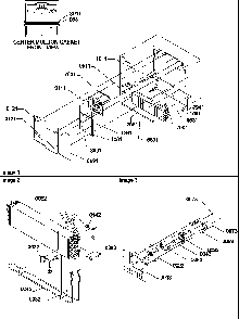 Evaporator And Fan Motor Assy Diagram and Parts List for TW518VW-P1322501WW  Amana Refrigerator