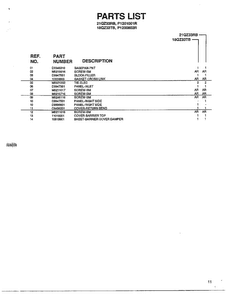 Misc Chassis Assy Parts Page 2 Diagram and Parts List for 5796  Amana Air Conditioner