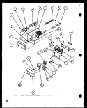 ICE BUCKET AND ICE MAKER Diagram and Parts List for SXD22J P1104020W Amana Refrigerator
