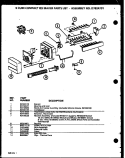 8 CUBE COMPACT ICE MAKER Diagram and Parts List for SXD22J P1104020W Amana Refrigerator