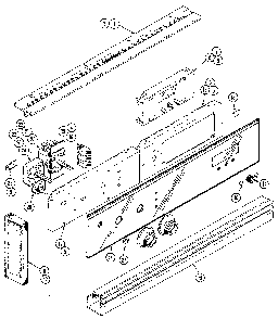 Control Panel Diagram and Parts List for 21138  Jenn-Air Wall Oven