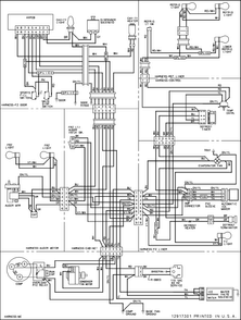 Wiring Information Diagram and Parts List for ASD2620HRS  Amana Refrigerator