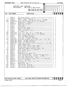 Ice Maker Page 2 Diagram and Parts List for 19282B  Admiral Refrigerator