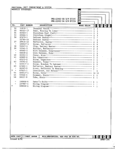 Unit Compartment And System Page 3 Diagram and Parts List for 22402-0B  Admiral Refrigerator