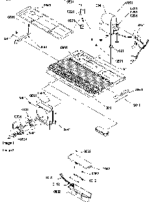 Machine Compartment Diagram and Parts List for SRD22VPW-P1190320WW  Amana Refrigerator