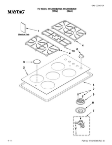Part Location Diagram of 8101P595-60 Whirlpool INSTALLATION INSTRUCTIONS