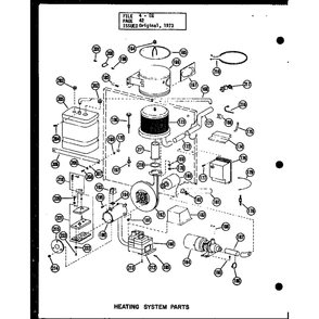 Heating System Parts 2 Diagram and Parts List for EG3,12-1 P54688-5C Amana Air Conditioner