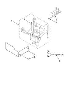 Pump Parts Diagram and Parts List for MIM1555YRS0  Maytag Ice Maker