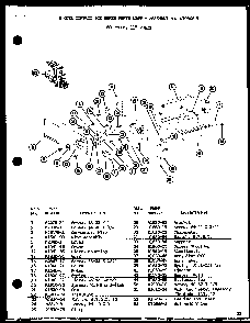 8 Cube Compact Ice Maker Diagram and Parts List for SLI22F1-L-P7700009WL  Amana Refrigerator