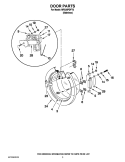 Part Location Diagram of WPW10300487 Whirlpool Door Glass