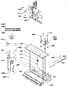Machine Compartment Diagram and Parts List for THI18TW-P1310701WW  Amana Refrigerator