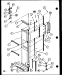 FZ DOOR Diagram and Parts List for SCD25JB P1104016W Amana Refrigerator