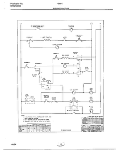 Wiring Diagram Diagram and Parts List for 486640A  Admiral Range
