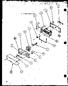 @ice Bucket And Ice Maker Diagram and Parts List for 36501W-P1121705WW  Amana Refrigerator