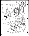 ICE AND WATER CAVITY Diagram and Parts List for SZD20K P1102504W Amana Refrigerator