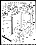 REF Diagram and Parts List for SBD20K P1102508W W Amana Refrigerator