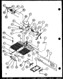 MACHINE COMPARTMENT Diagram and Parts List for SBD20K P1102508W W Amana Refrigerator