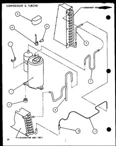 Diagram 2 Diagram and Parts List for PTC12300ER P9812515R Amana Air Conditioner
