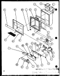 ICE AND WATER CAVITY Diagram and Parts List for SBD20K P1102508W W Amana Refrigerator
