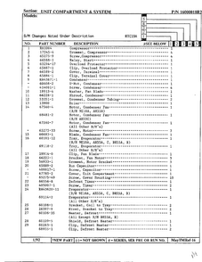 Unit Compartment And System Page 2 Diagram and Parts List for 19694  Maytag Refrigerator