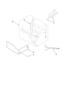 Pump Parts Diagram and Parts List for JIM158XWRS0  Jenn-Air Ice Maker