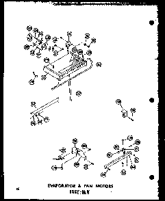 Section 4 Diagram and Parts List for ESRF-16W-C-P60303-23WC  Amana Refrigerator