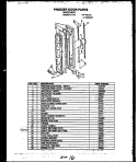 FZ DOOR PARTS Diagram and Parts List for GFS227110 MN10 Amana Refrigerator