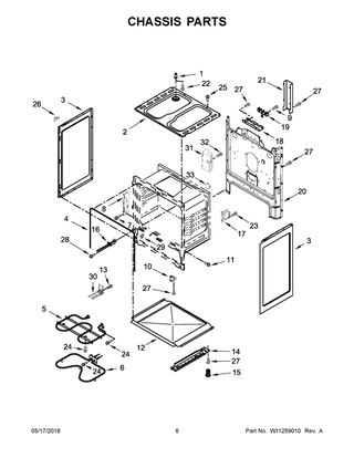 Part Location Diagram of W11253586 Whirlpool TUBE-VENT