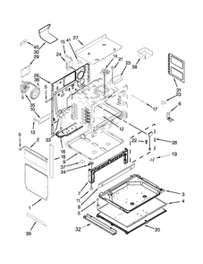 Chassis Parts Diagram and Parts List for JGS8860BDP18  Jenn-Air Range