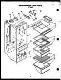 Part Location Diagram of 57055 Whirlpool *NLA*ASSEMBLYWIRING HARNESS