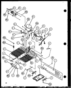 Section 13 Diagram and Parts List for SC25JP-7870114W  Amana Refrigerator