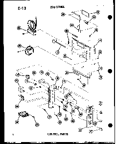 Section 2 Diagram and Parts List for 215-3EW P55417-26R Amana Air Conditioner