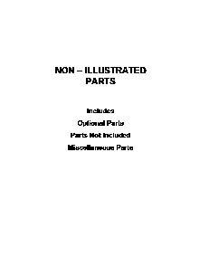 Optional Parts (not Included) Diagram and Parts List for 7MMMS0560WW0  Maytag Washer