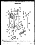 CABINET PARTS Diagram and Parts List for GFD240-1L2 GFD24001L 2 Caloric Refrigerator