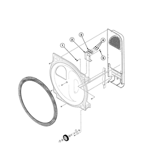 Terminal Block Diagram and Parts List for FEU17AWF1702  Speed Queen Dryer