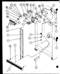 REF / FZ CONTROLS AND CABINET PARTS Diagram and Parts List for SZI20K P1102507W Amana Refrigerator