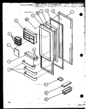 MACHINE COMPARTMENT Diagram and Parts List for SBI20K P1102509W Amana Refrigerator