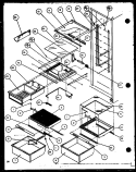 Part Location Diagram of R0179122 Whirlpool NLACRISPER TOP ASSEMBLY