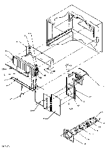 Evaporator Area Diagram and Parts List for TA18R3L-P1158307WL  Amana Refrigerator