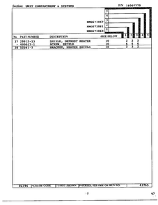 Unit Compartment And Systems Page 3 Diagram and Parts List for 671867  Admiral Refrigerator