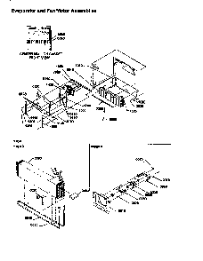 Section 10 Diagram and Parts List for TH25TL-P1303001WL  Amana Refrigerator
