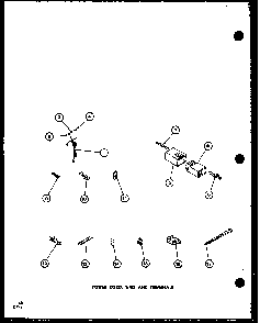 Section 8 Diagram and Parts List for LWD250 P7762107W W Amana Washer